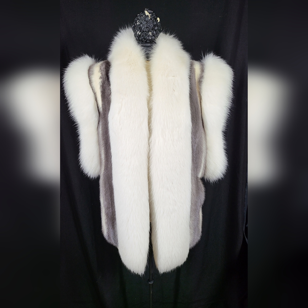 Mink fur vest Fantasia furs